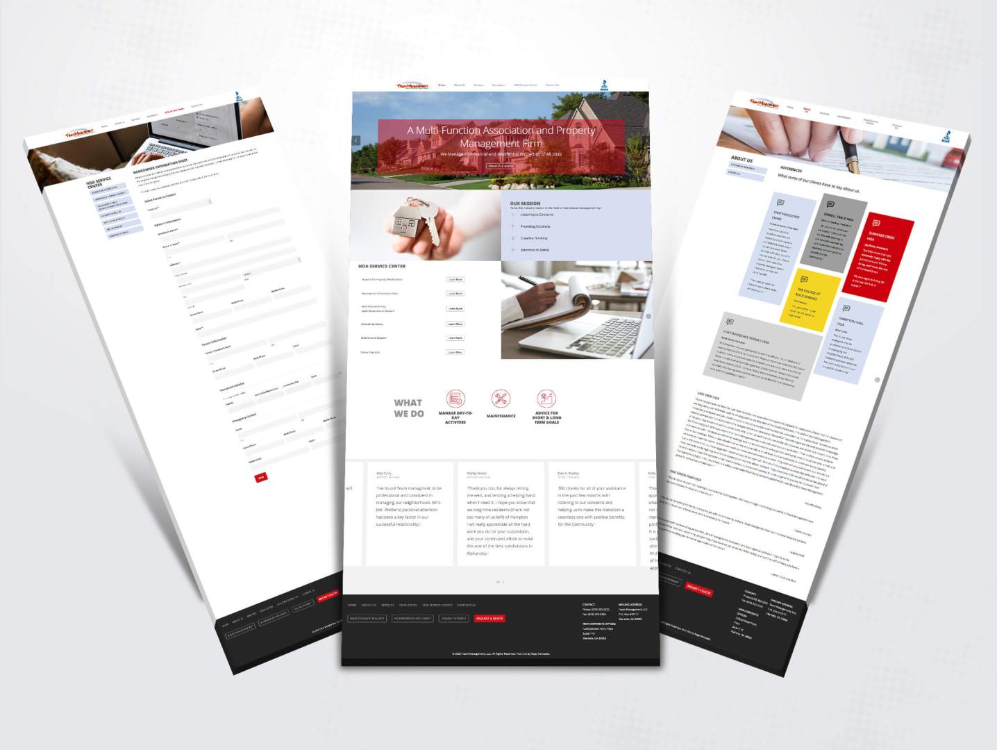 team management website images
